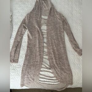 Cozy Hooded Sweater in Cream